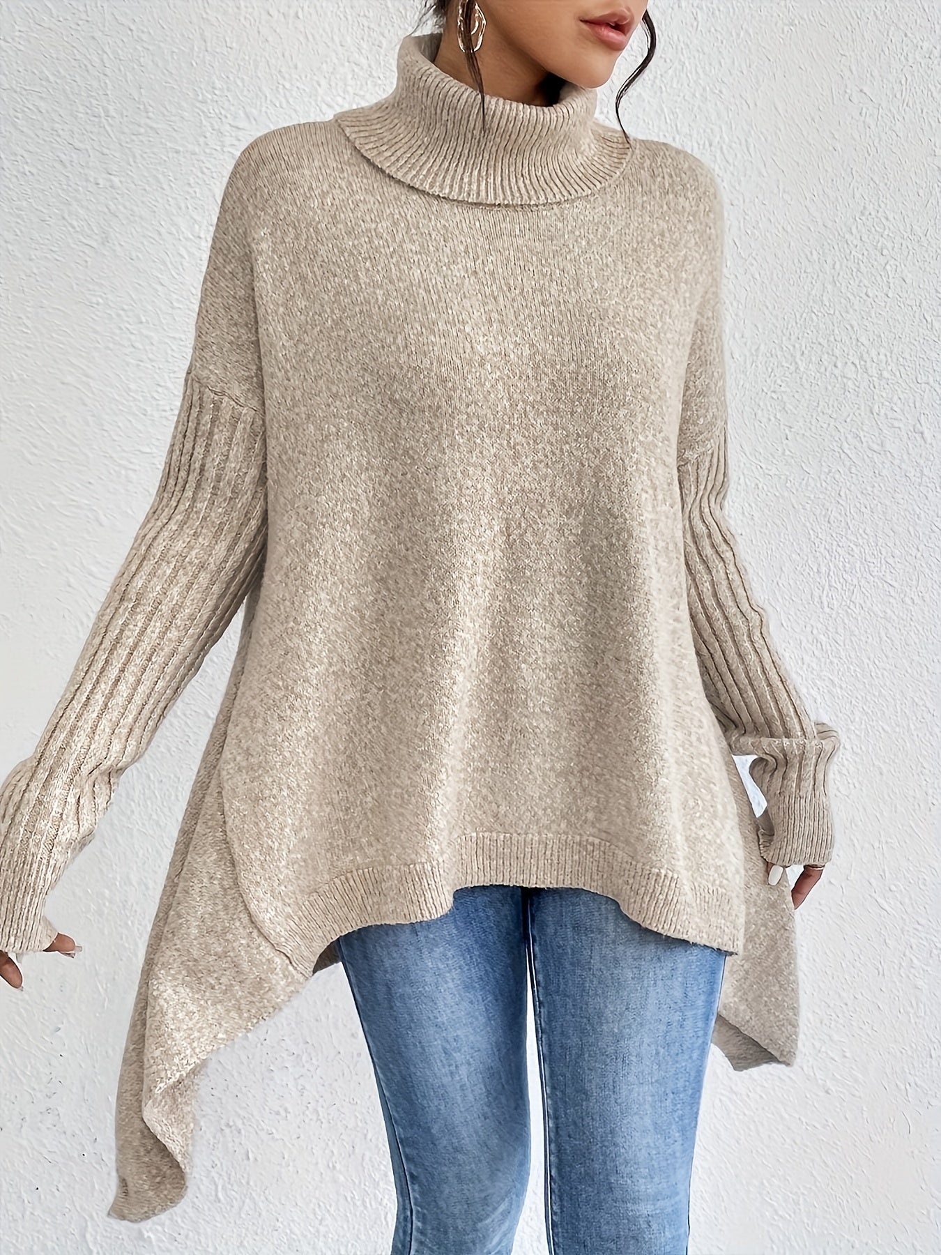 Isla | Maglione Oversize a Collo Alto