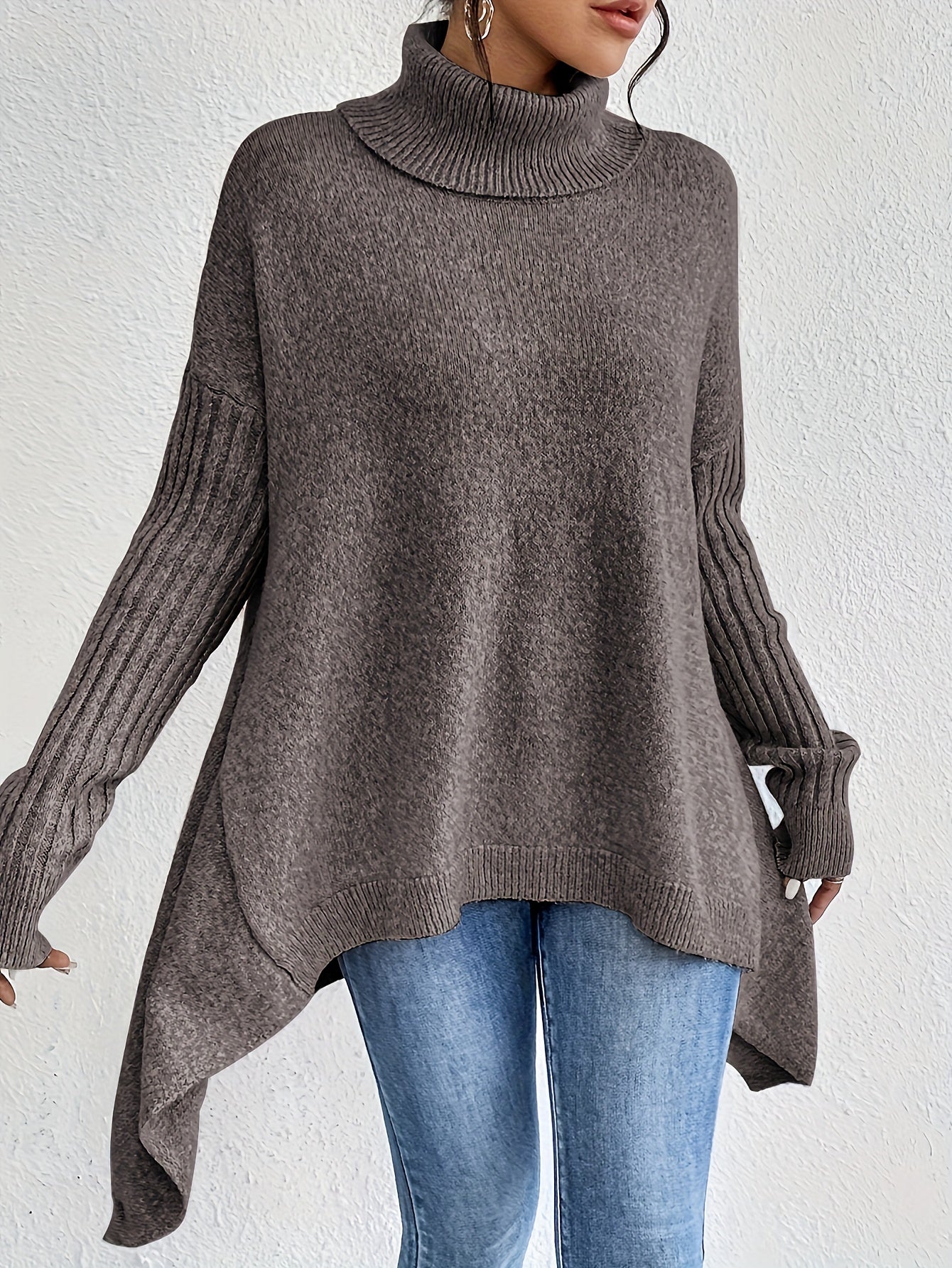Isla | Maglione Oversize a Collo Alto