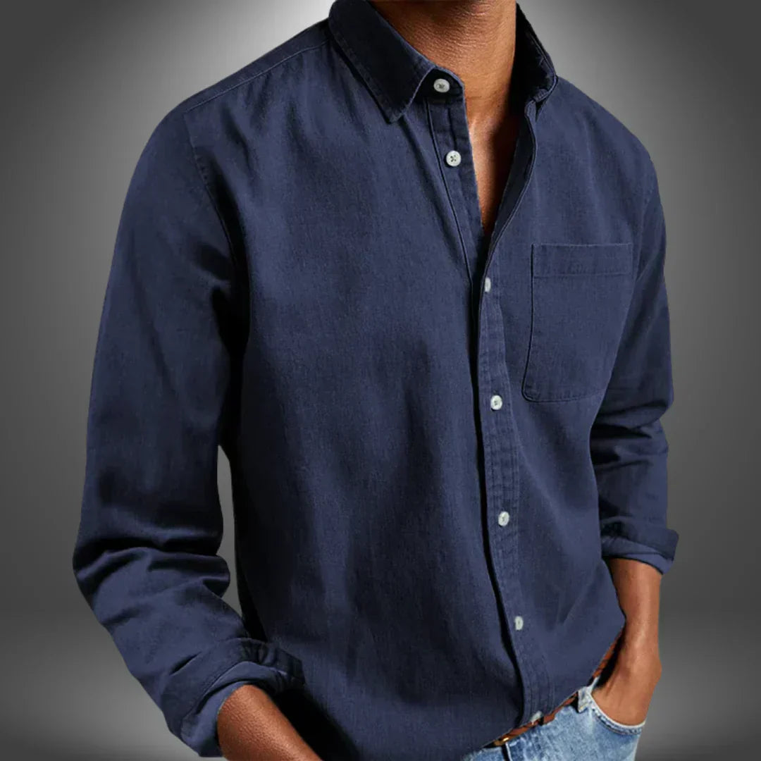 Leonardo | Camicia in Denim Premium