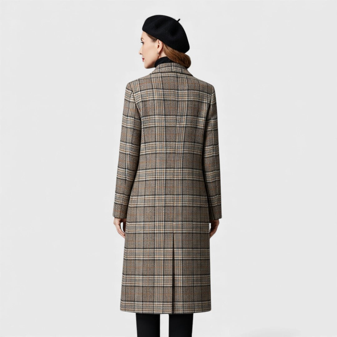 Margaret | Cappotto Classico a Quadri