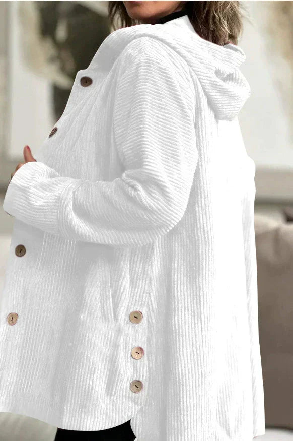 Ibby | Giacca in Velluto a Coste con Cappuccio