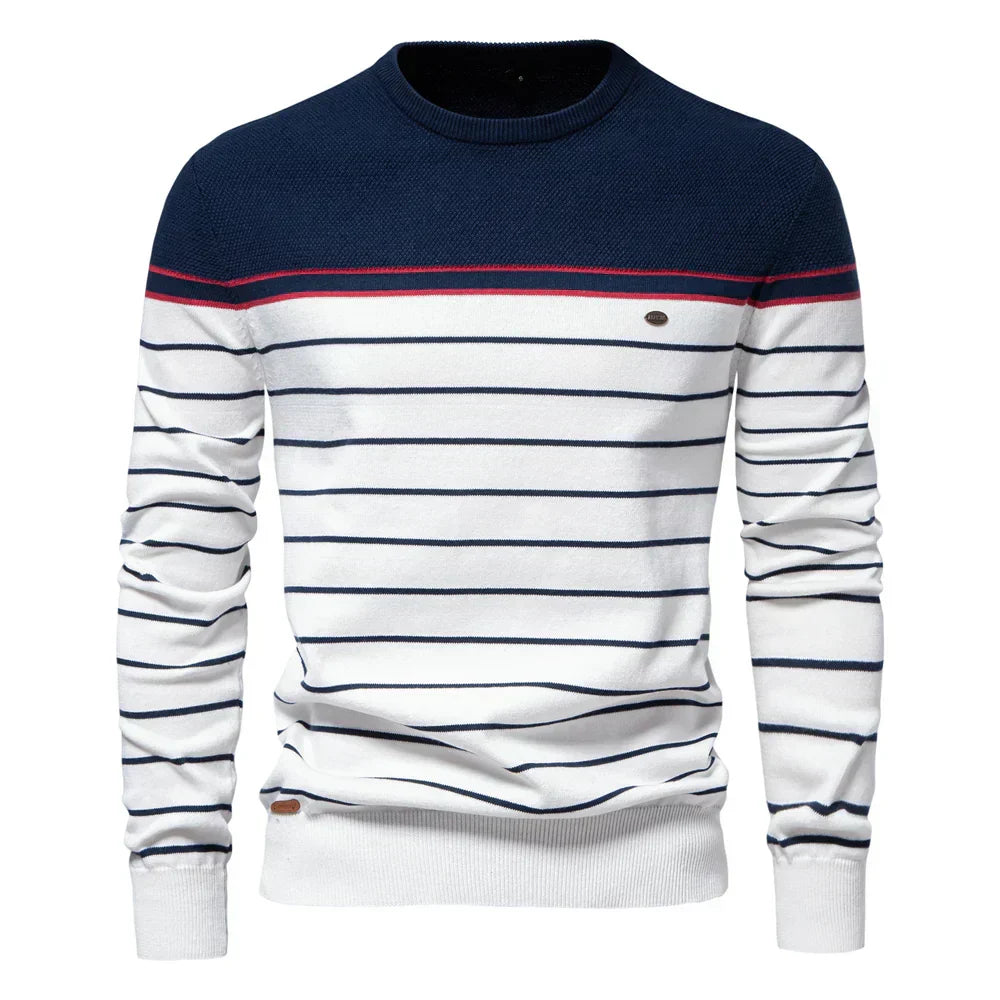 MAGLIONE A RIGHE PER UOMO
