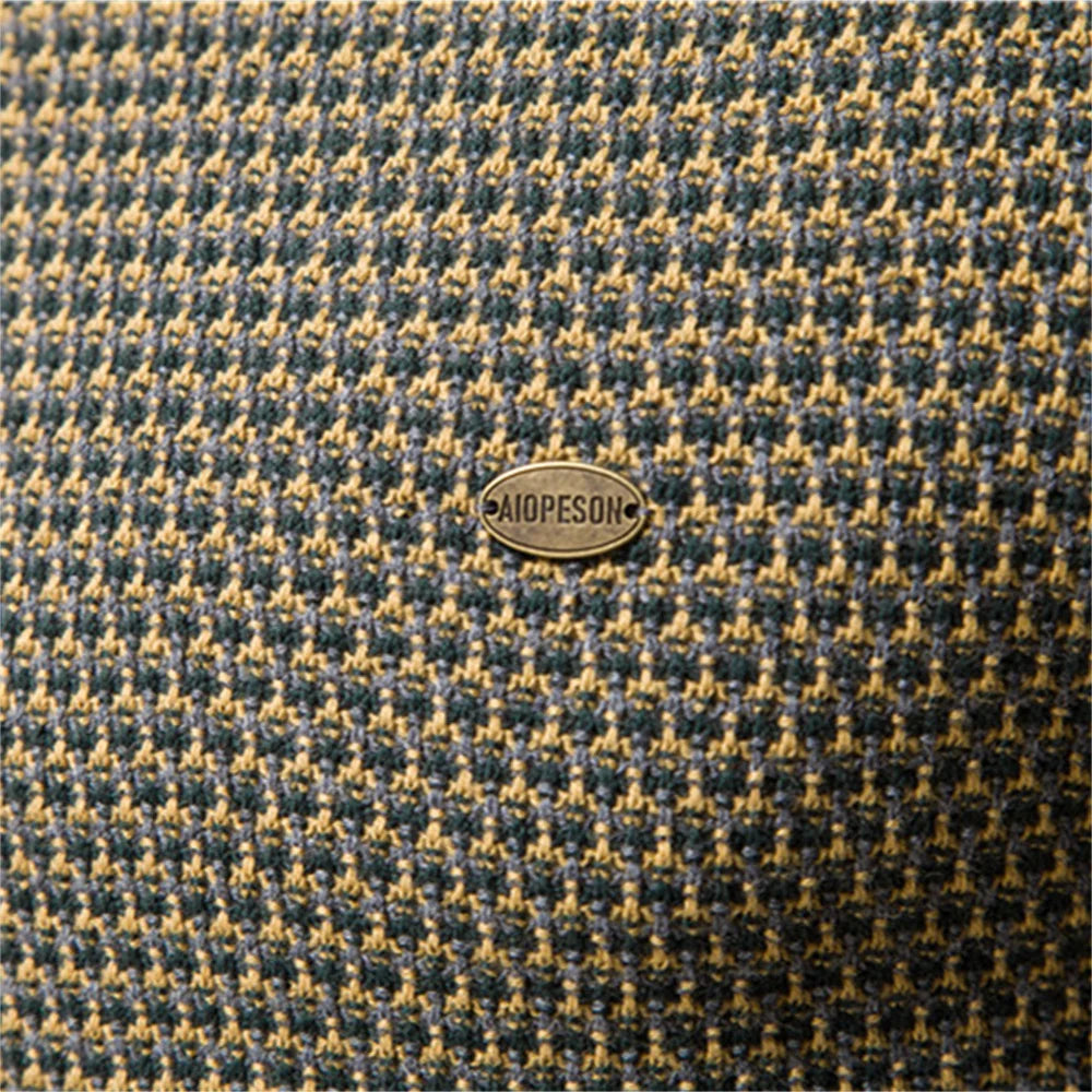 MAGLIONE UOMO A MOTIVO A QUADRI