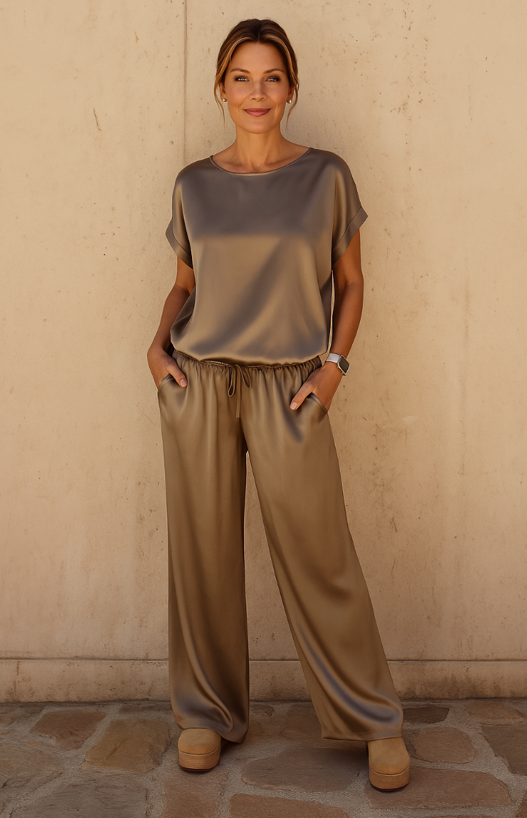 Isabella | Completo da donna in tessuto effetto seta