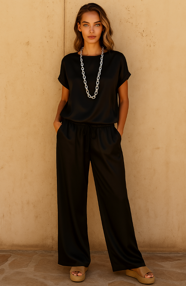 Isabella | Completo da donna in tessuto effetto seta