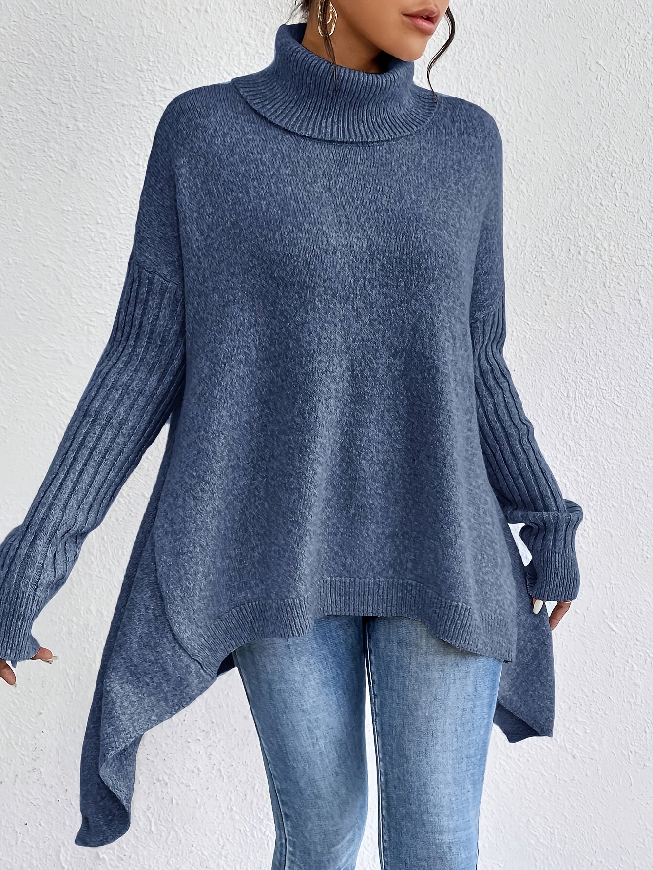 Isla | Maglione Oversize a Collo Alto
