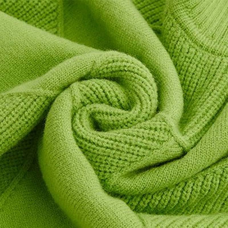 Remmy | Maglione a Collo Alto con Motivo Strutturato