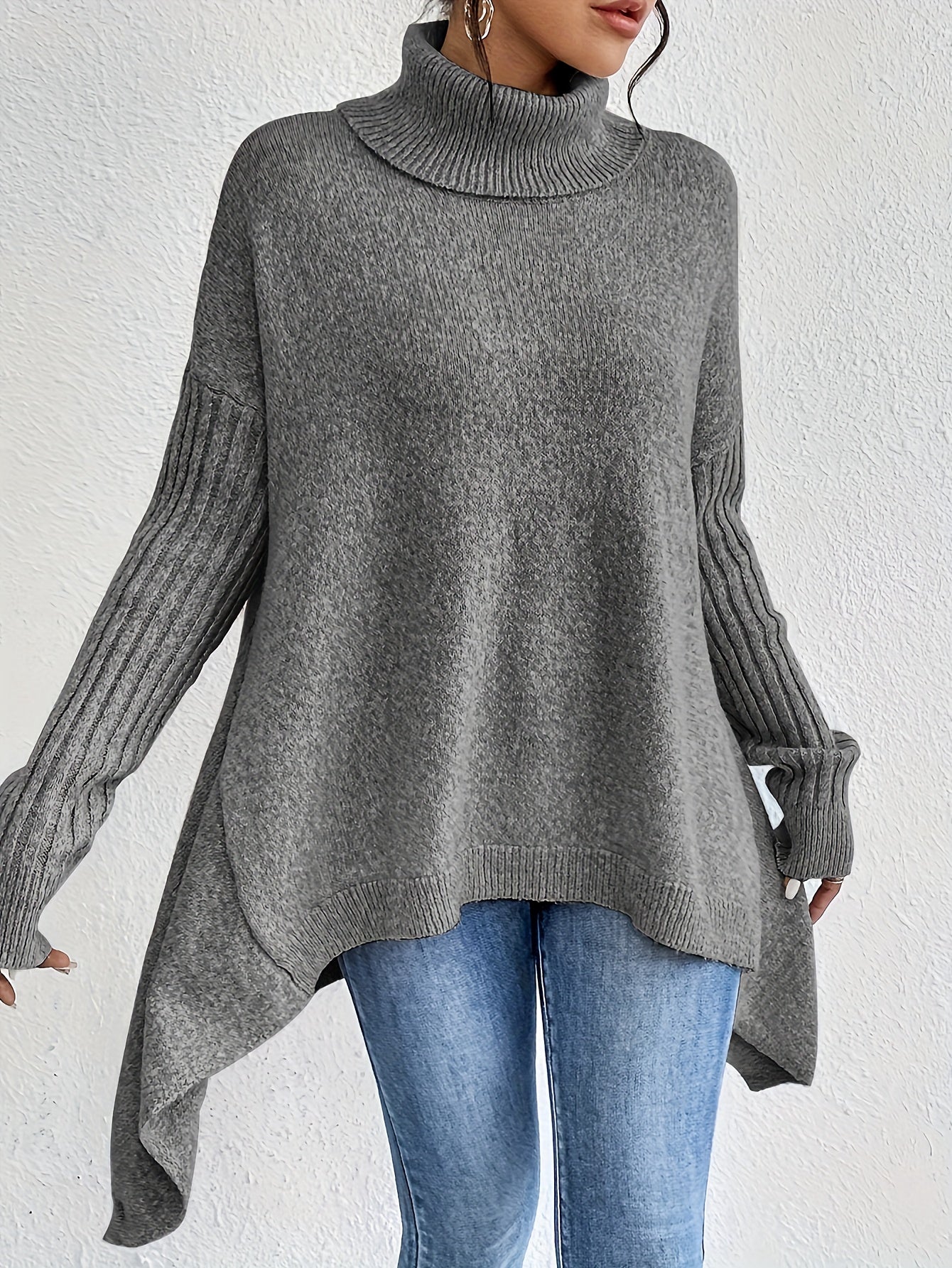 Isla | Maglione Oversize a Collo Alto