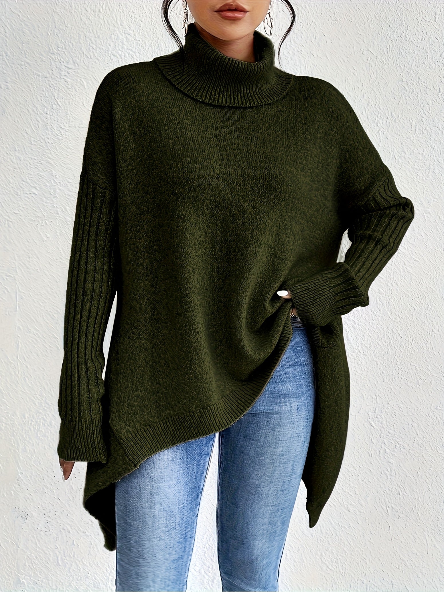 Isla | Maglione Oversize a Collo Alto