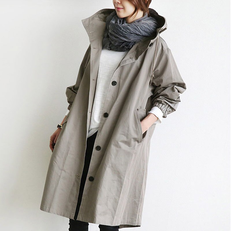 Mandy | Elegante trench impermeabile
