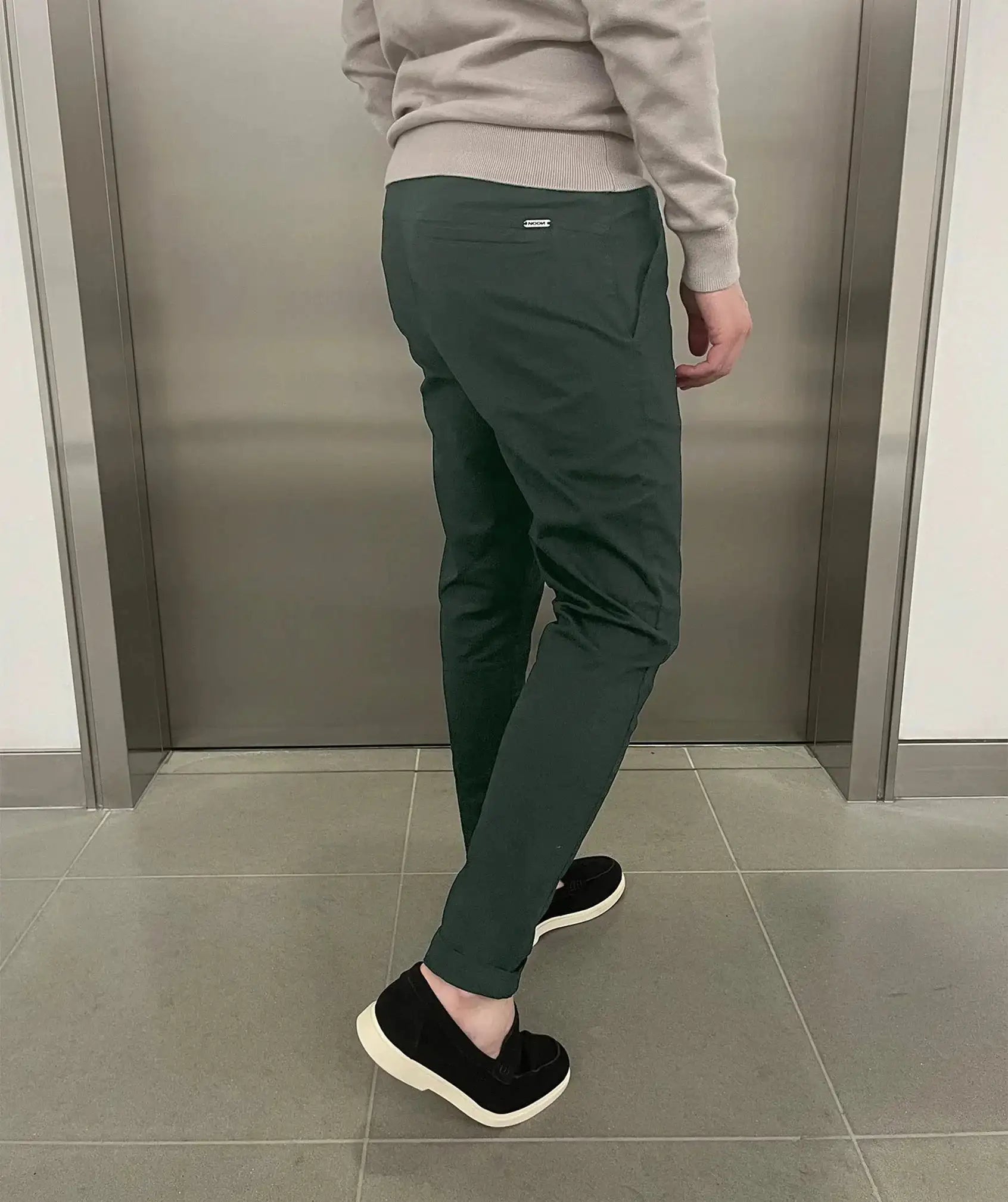 Jerez | Pantaloni chino elasticizzati slim di lusso