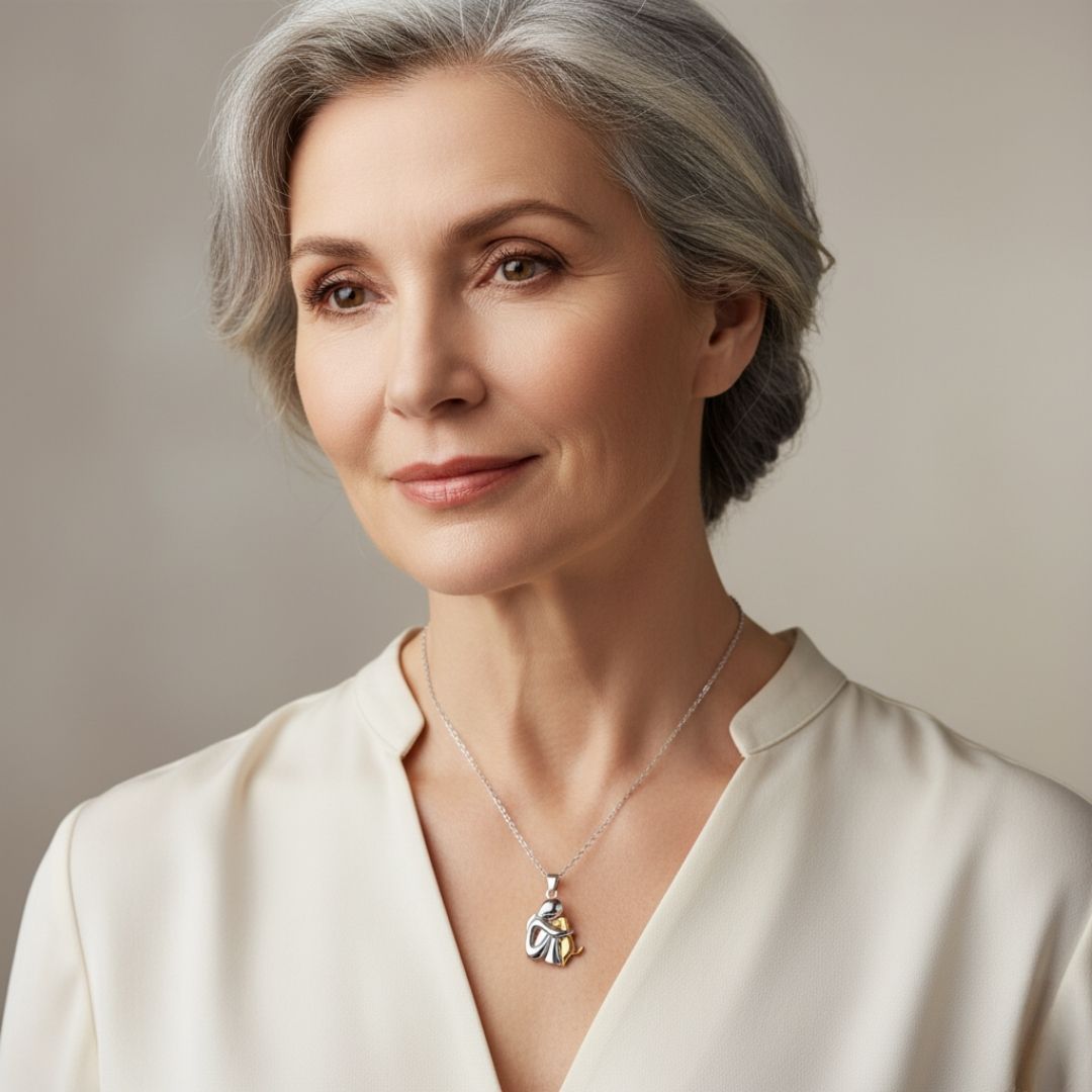 Olivia™ - Collana con pendente a forma di cane