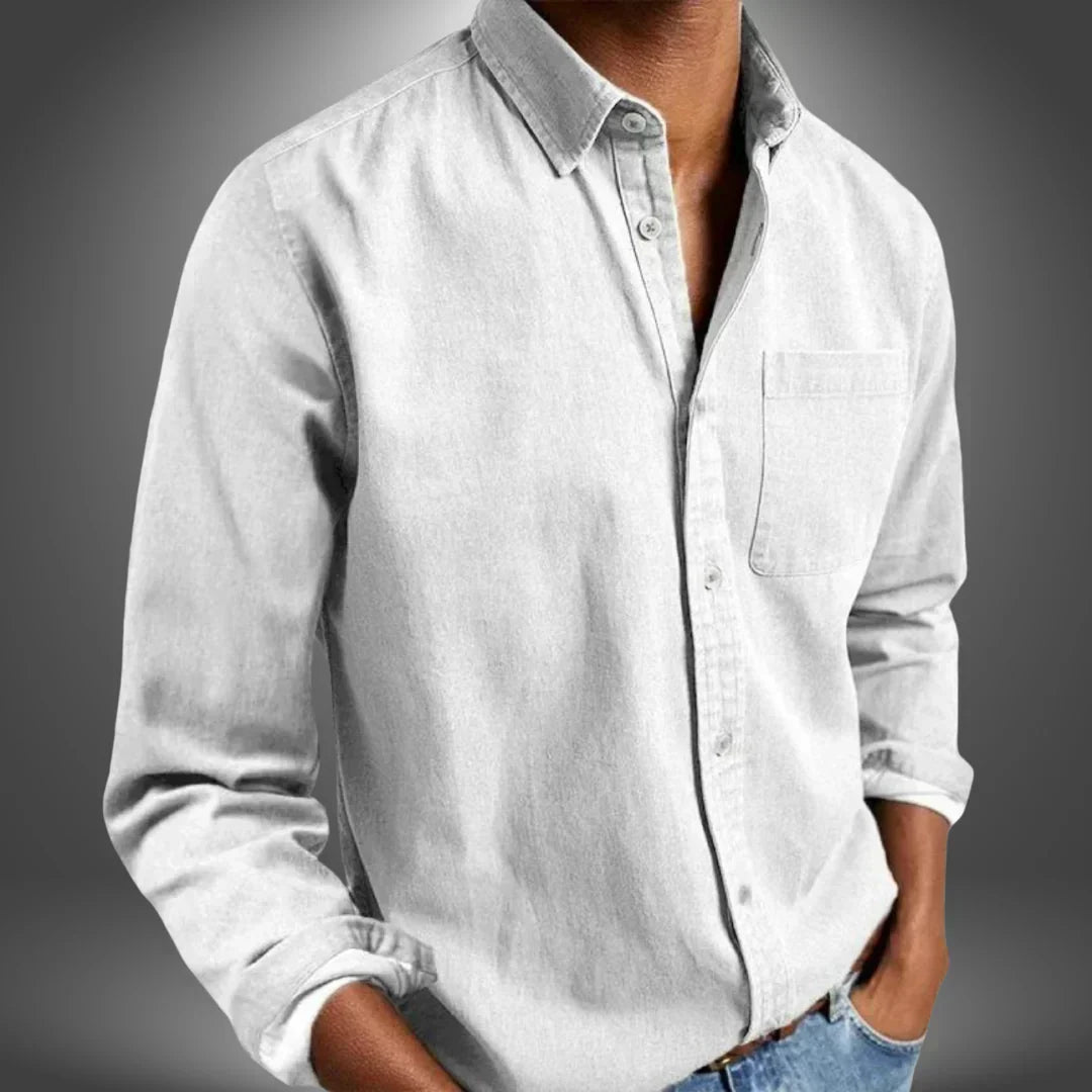 Leonardo | Camicia in Denim Premium