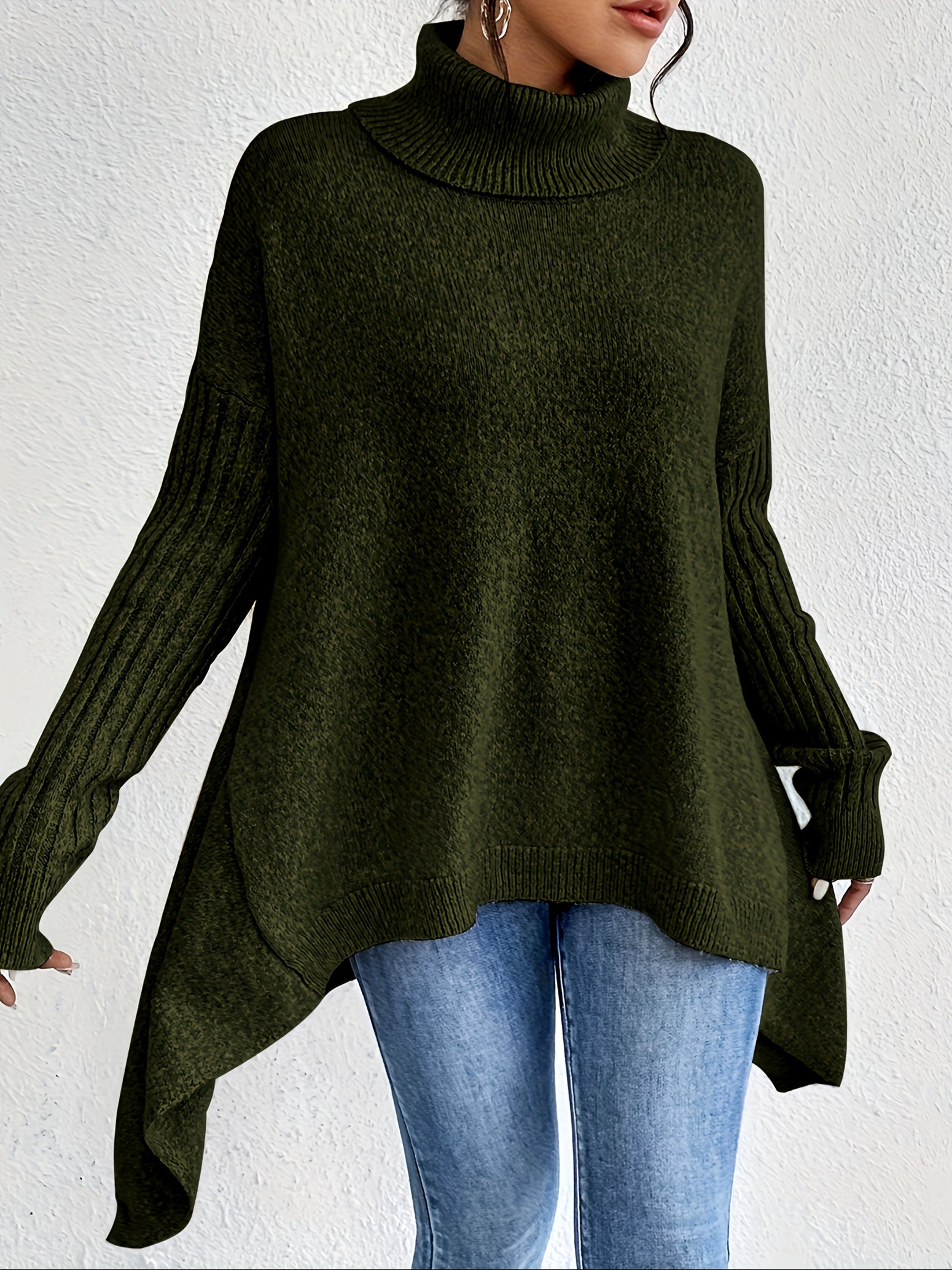 Isla | Maglione Oversize a Collo Alto