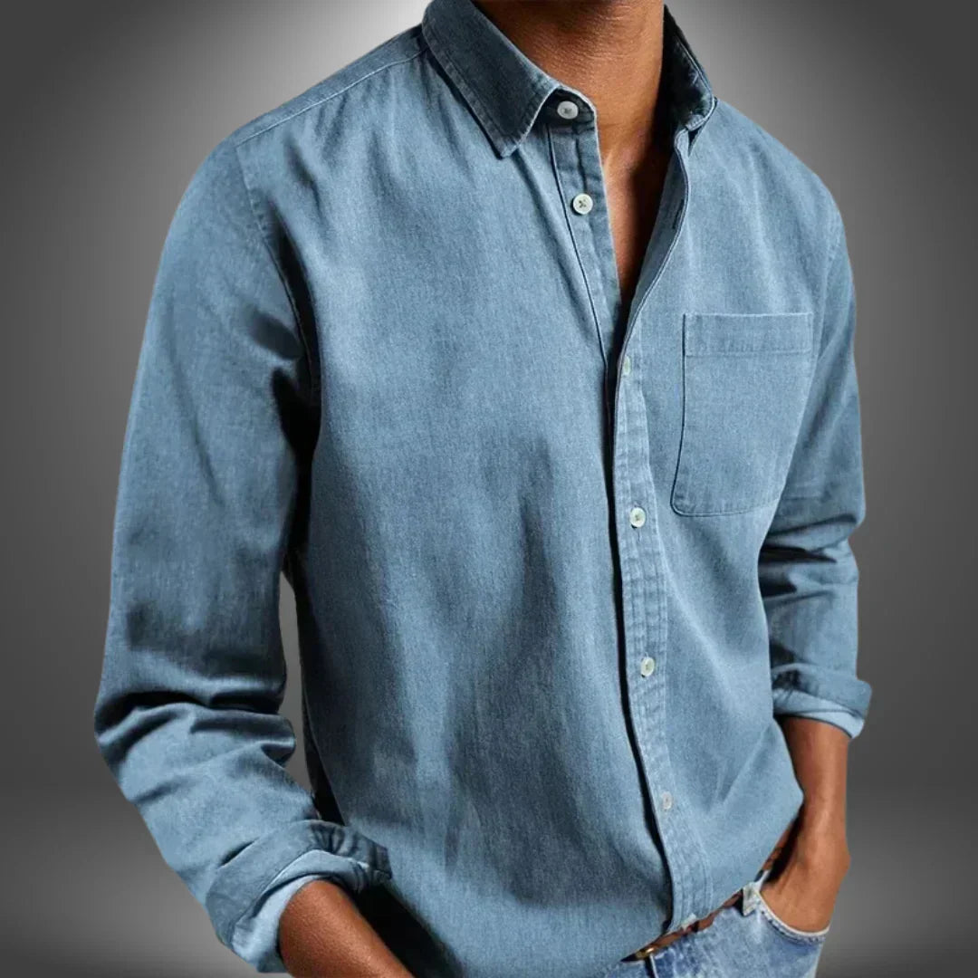 Leonardo | Camicia in Denim Premium