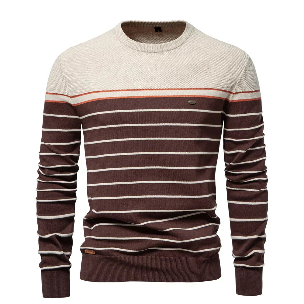 MAGLIONE A RIGHE PER UOMO