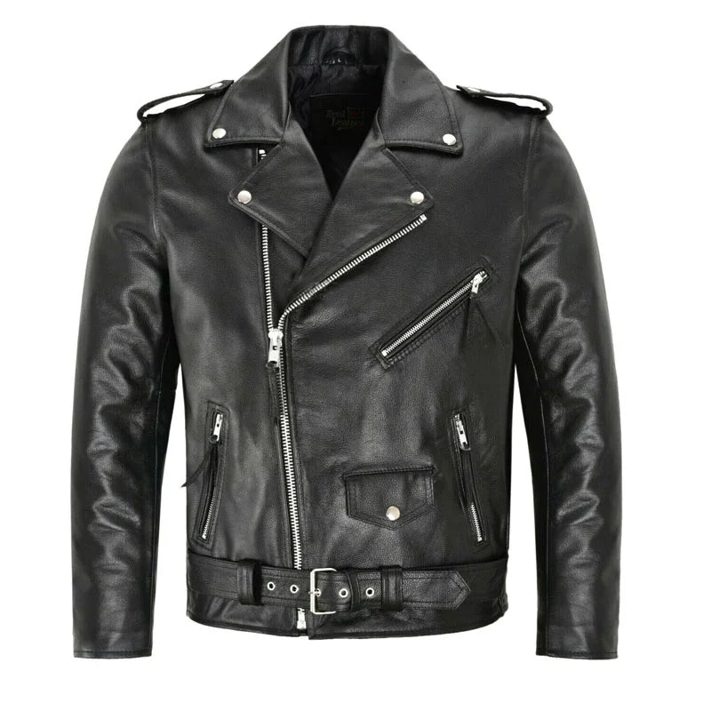 Zavelli | Giacca biker in pelle