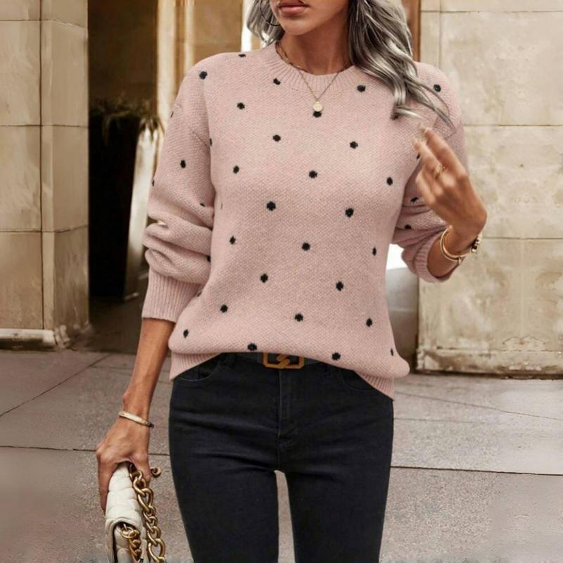 Nina | Maglione a Maglia con Motivo a Pois