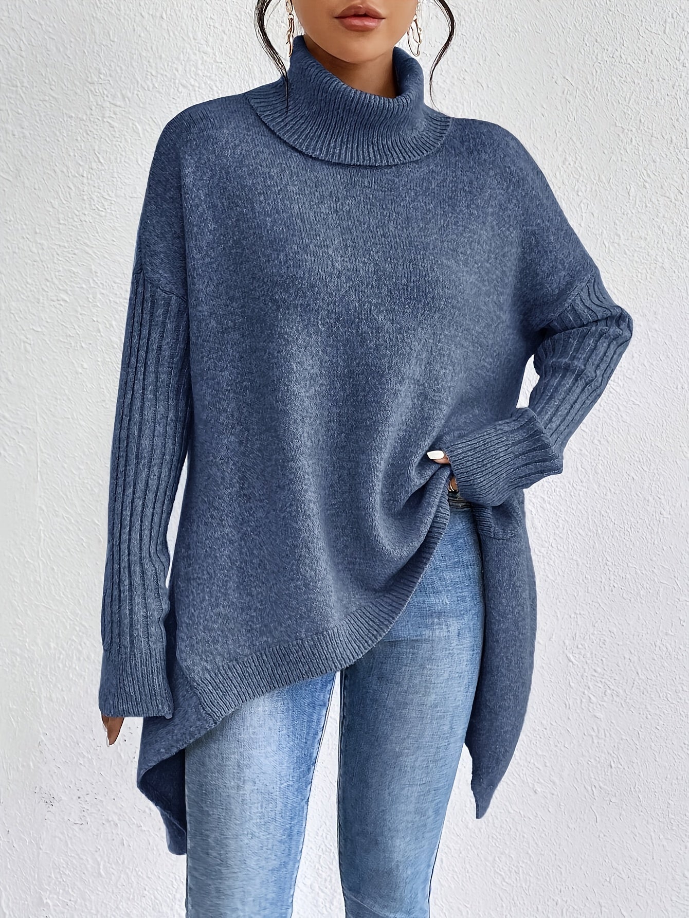 Isla | Maglione Oversize a Collo Alto