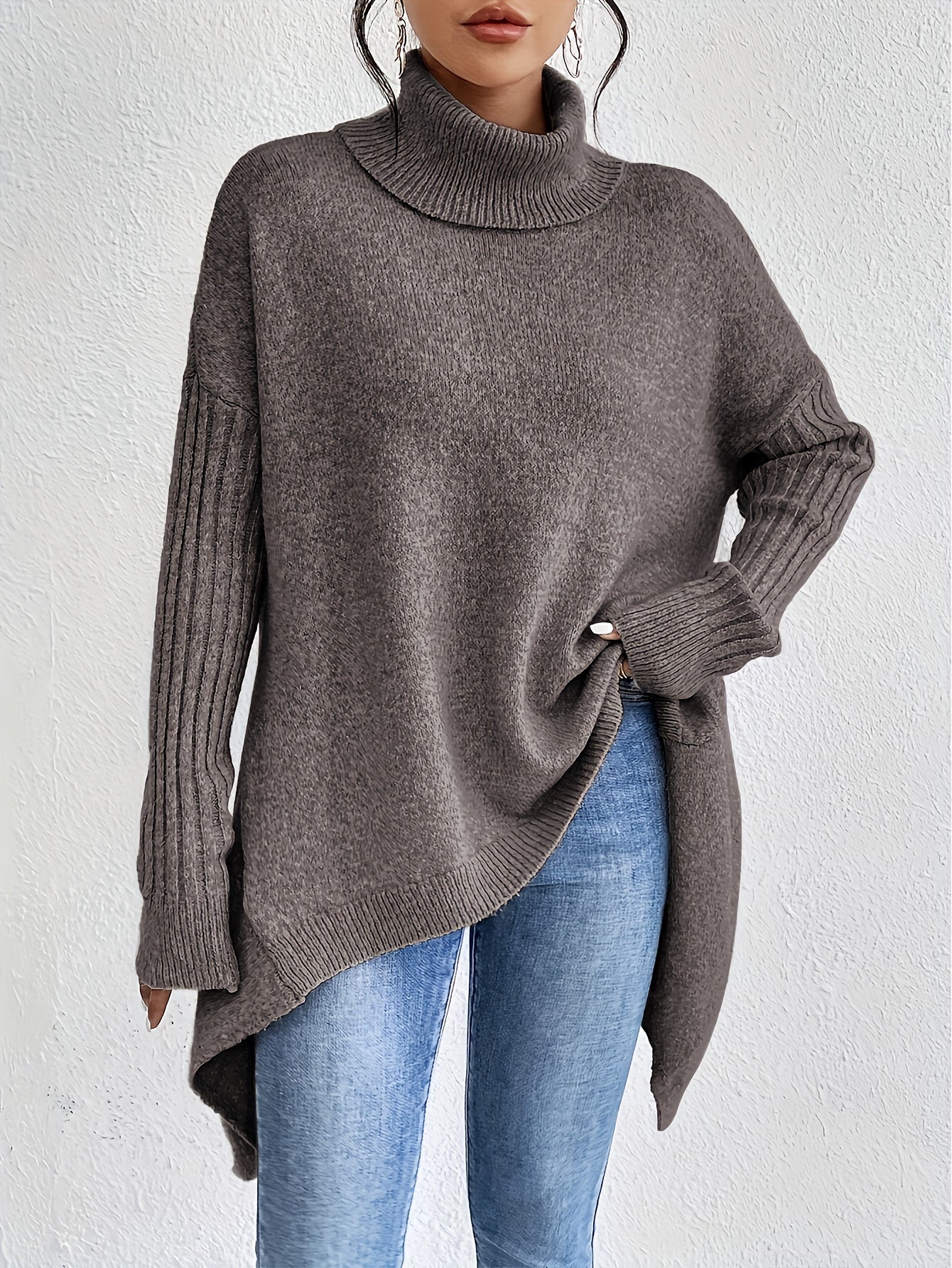 Isla | Maglione Oversize a Collo Alto