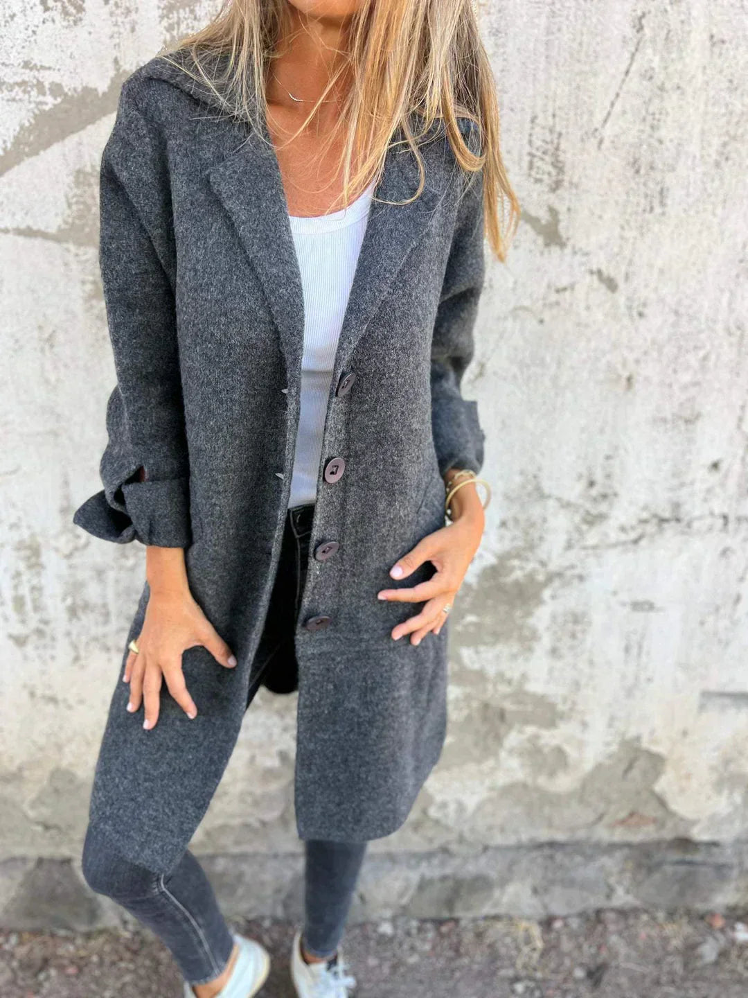 Baylea | Cappotto Casual in Lana