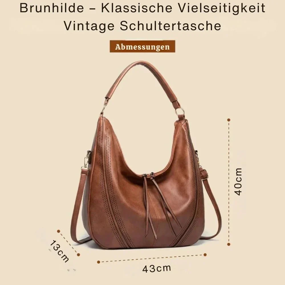 Brunhilde | Versatilità Classica Borsa a Tracolla Vintage
